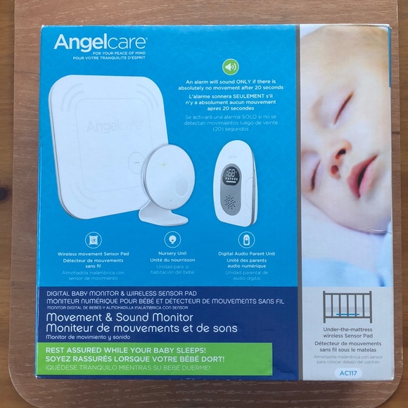 Angelcare AC117 Movement and Sound Monitor - Picture 1 of 8